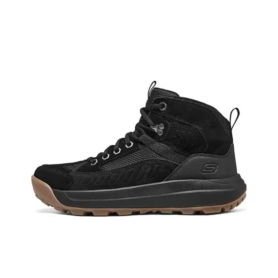 Skechers High Top Casual Shoes Men's Black