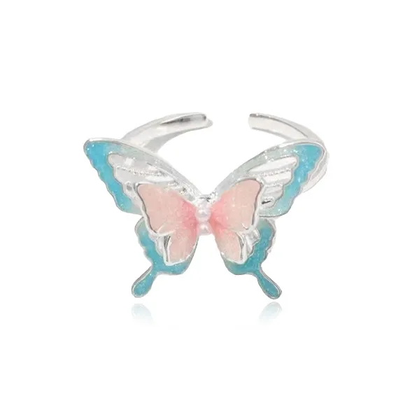 WANLIACC Сплав Кольцо "Мечта Бабочка" Женское