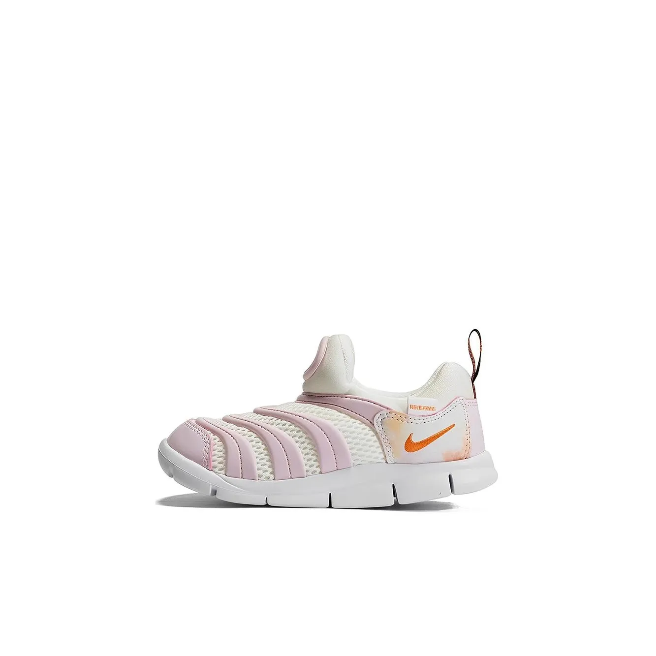 Nike Dynamo Free SE TD Slip-resistant Anti-KICK Abrasion-resistant Low Top Обувь для малышей Розовая Белая Infant и Toddler