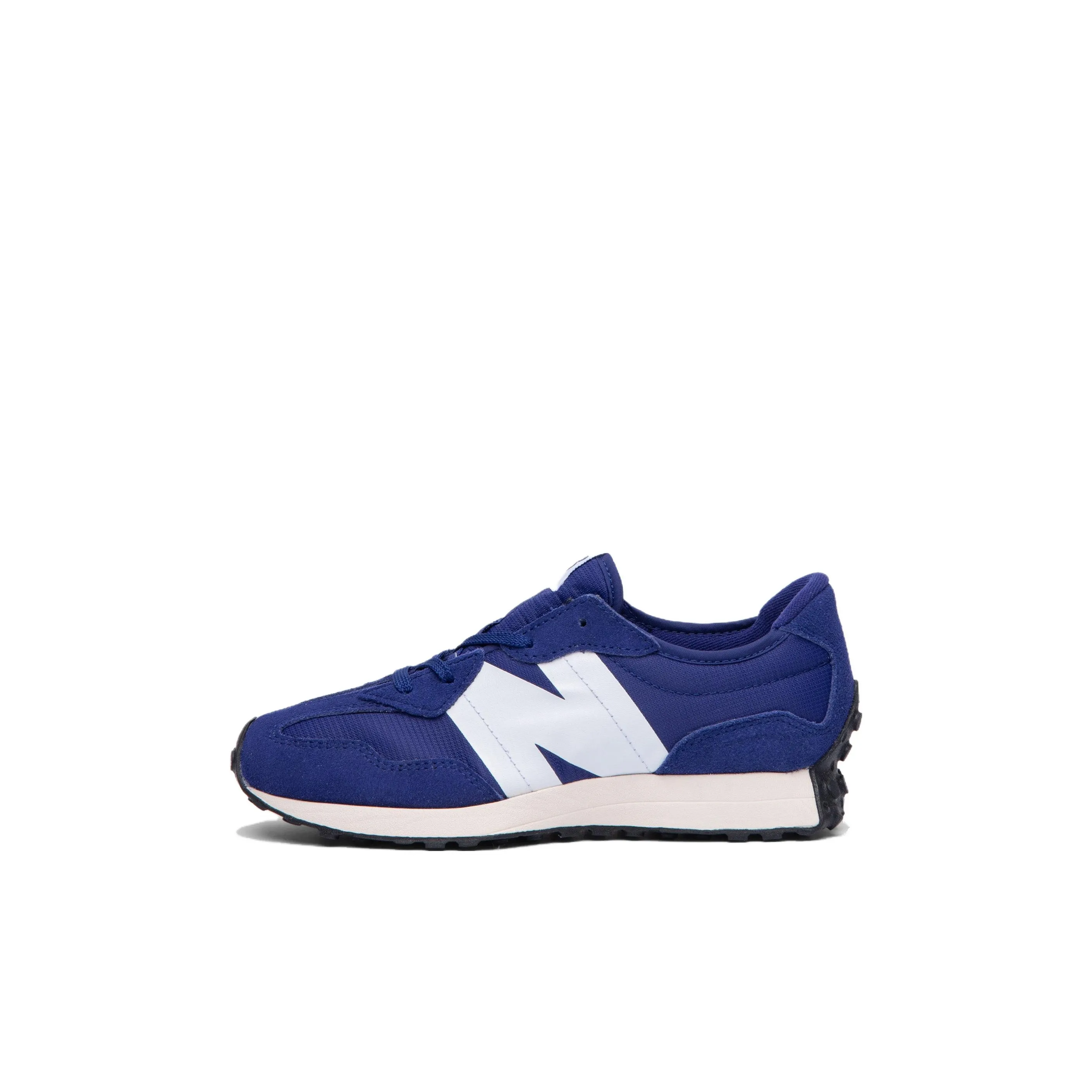 New Balance NB 327 Slip Resistant Anti Kick Cushioning Low Top Kids' Running Shoes Captain Blue White Kids'