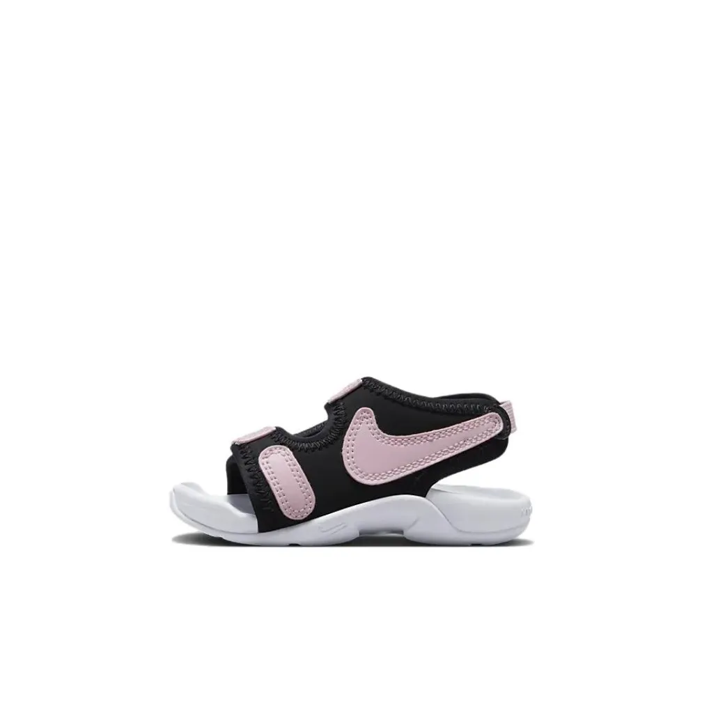 Nike Sunray Adjust 6 TD Спортивные сандалии Черный Розовый Для малышей и детей младшего возраста