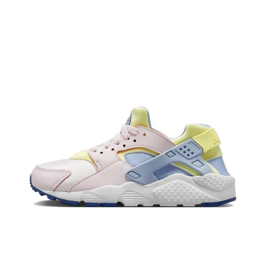 Nike Air Huarache Slip-resistant Shock Absorbers Низкие детские беговые кроссовки Синие Белые
