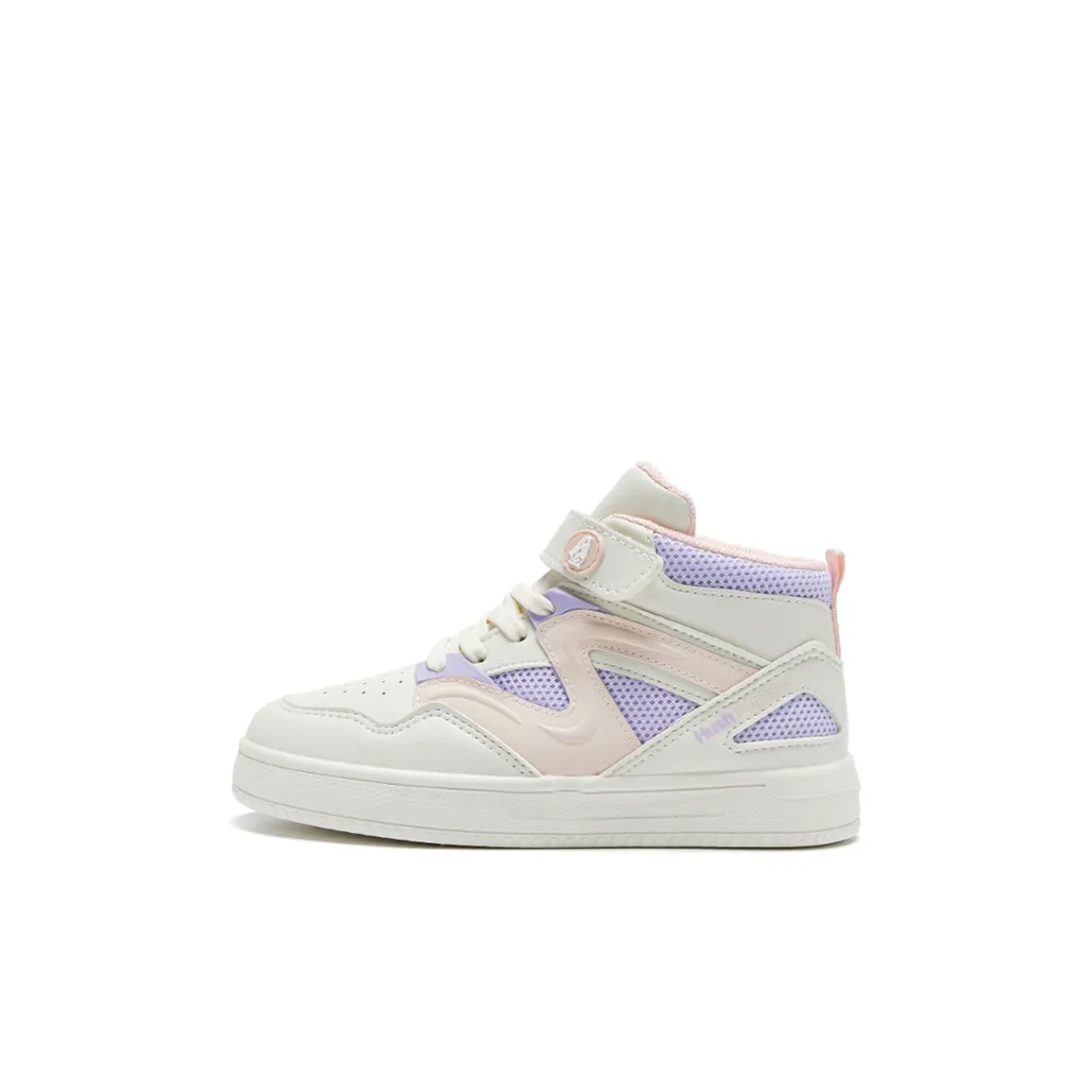 Hush Puppies Wear Resistant High Top Kids' Skateboarding Shoes Purple Kids'