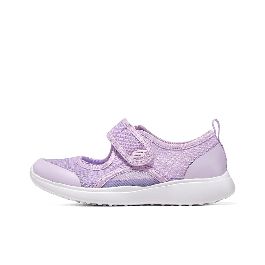 Skechers Microstrides Детские Сандалии Белый Фиолетовый Подростки