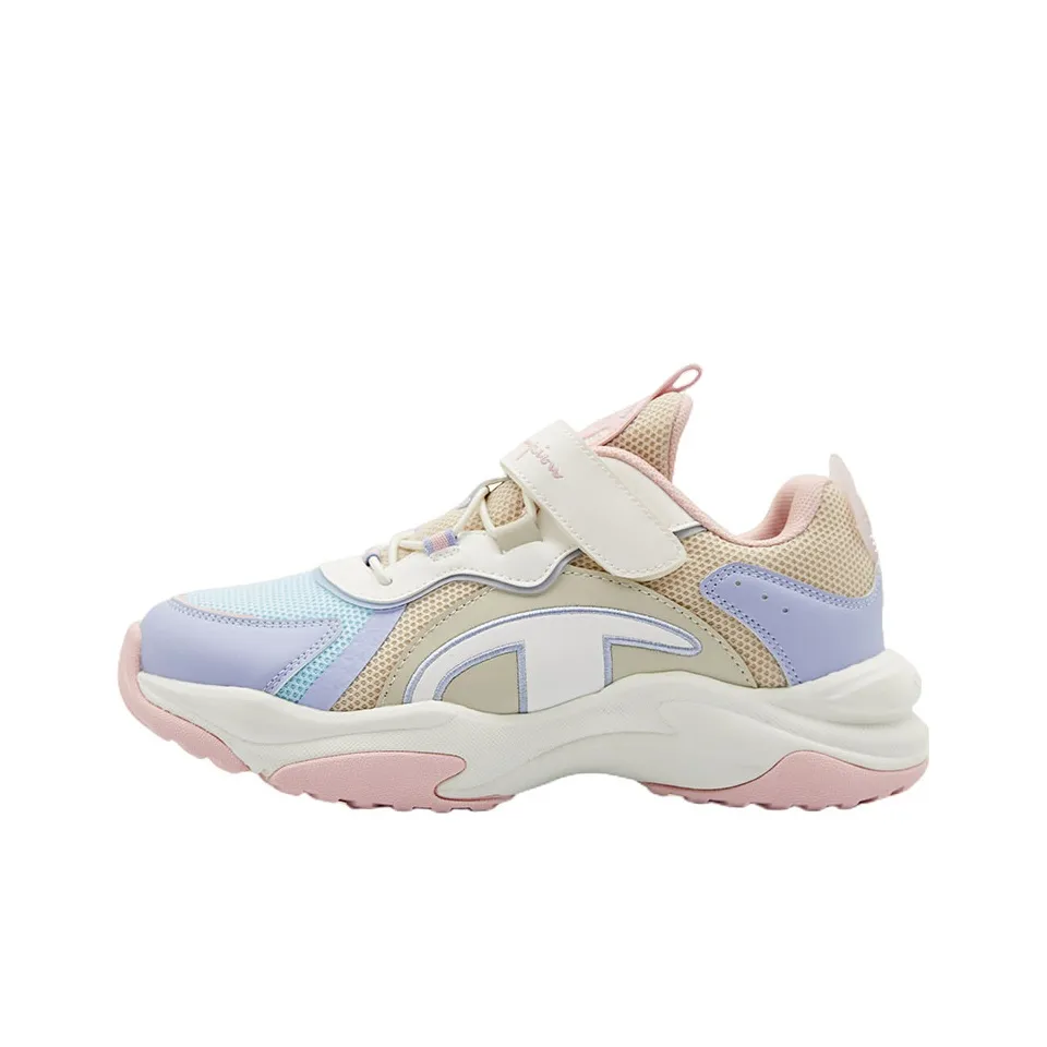 Champion Challenger Slip-resistant Abrasion-resistant Kids Lifestyle Shoes Oatmeal Teenagers Чемпион Challenger Противоскользящие Устойчивые к истиранию Детские Лайфстайл Обувь Овсяная Подростки