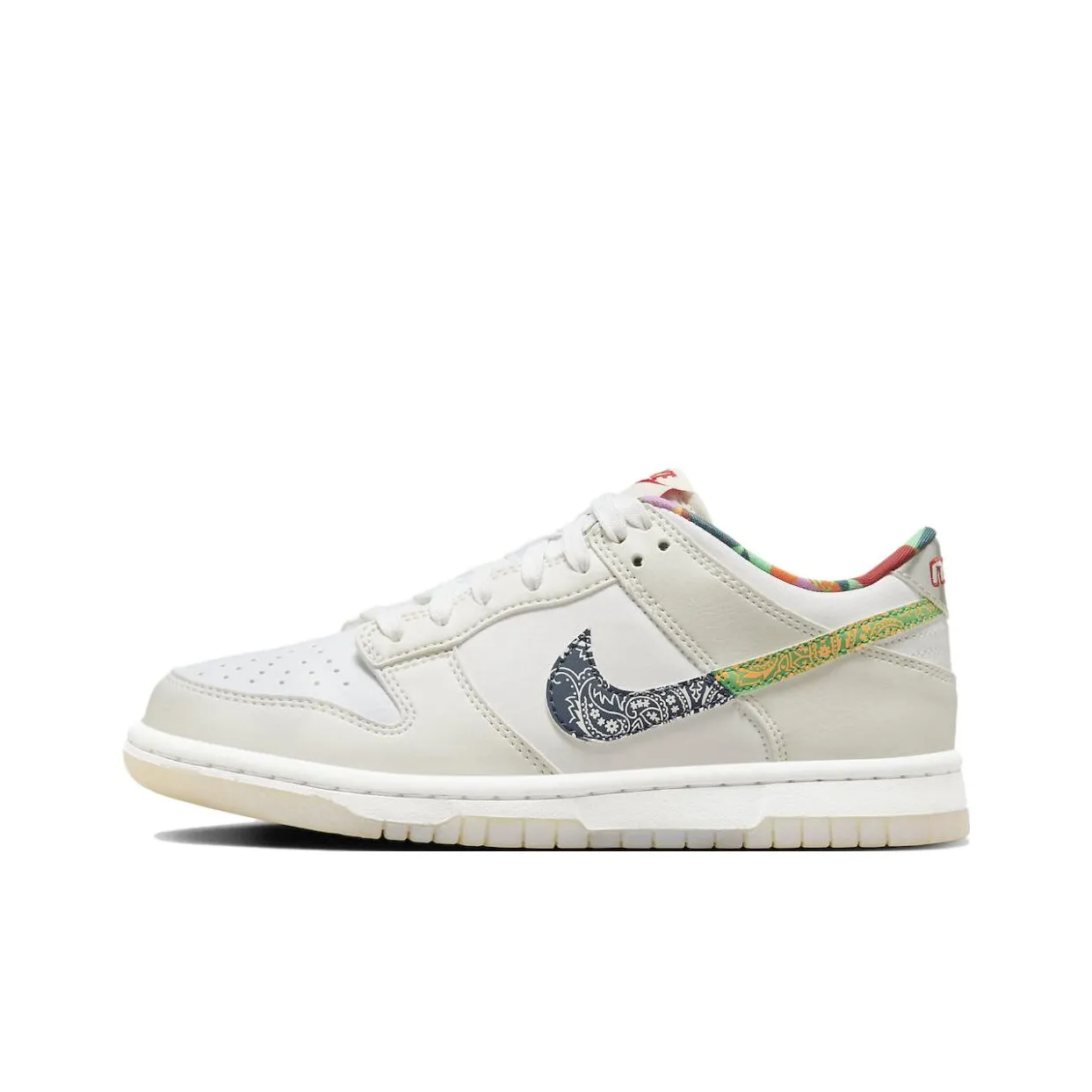 Nike Dunk Low White Multi-Color Paisley GS