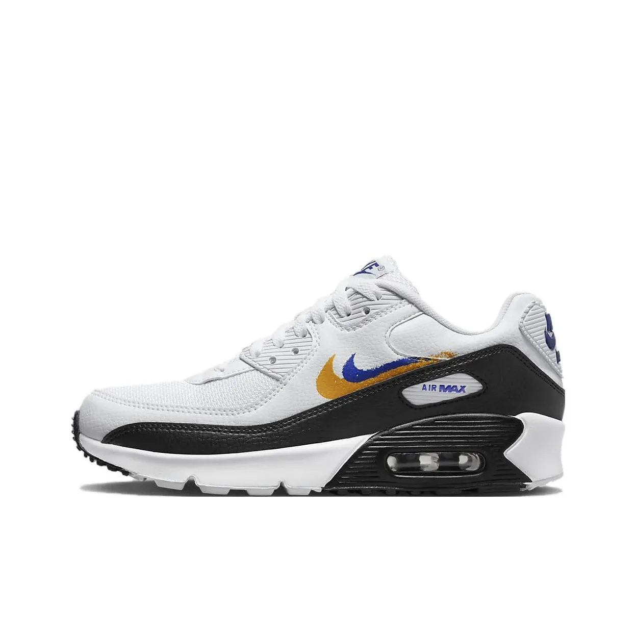 Nike Air Max 90 GS 'Double Swoosh - White Gold Royal'