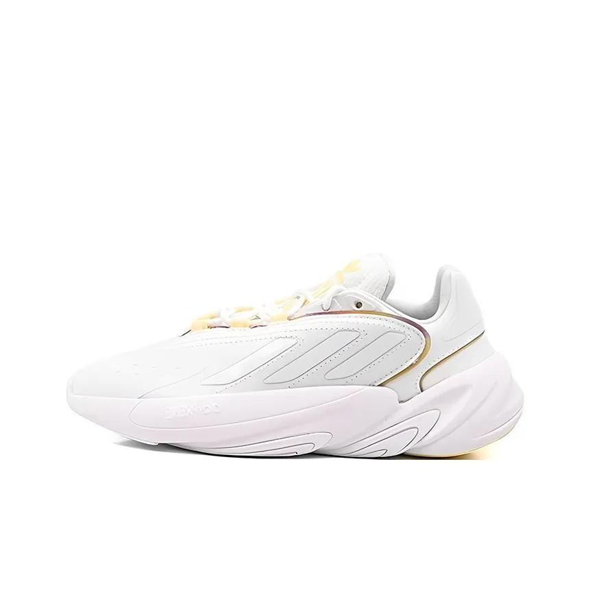 Adidas Originals Ozelia Anti Slip And Wear Resistant Lightweight Kids Lifestyle Shoes Pink White Teenagers