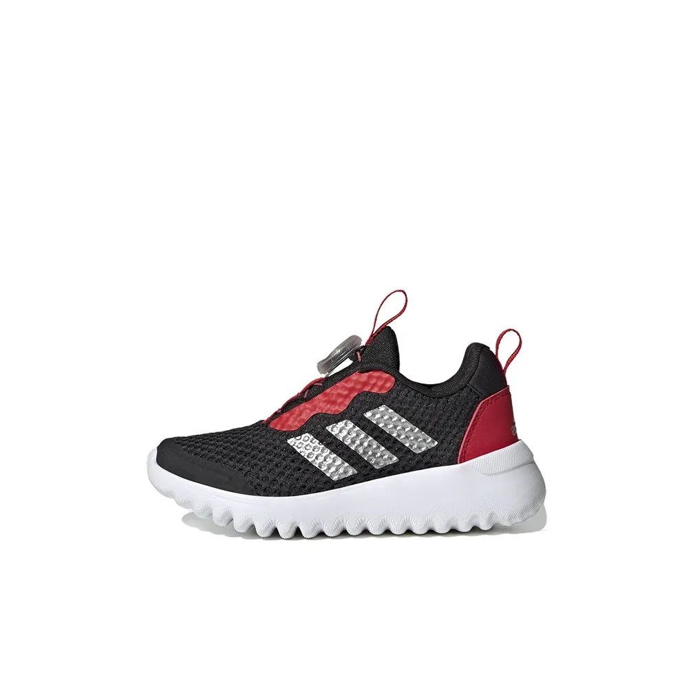Adidas ActiveFlex BOA 3,0 3 BOA противоскользящие амортизаторы низкий топ детские беговые кроссовки черный детский
