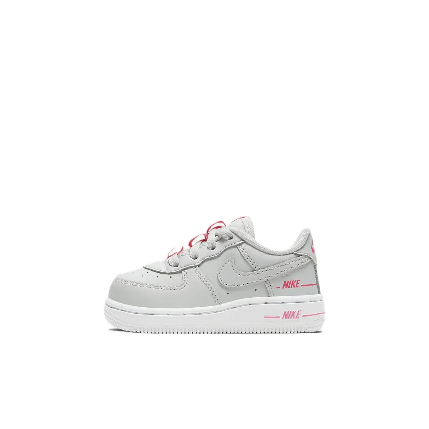 Nike Air FORCE 1 LV8 3 TD противоскользящие амортизаторы низкие топ обувь для младенцев и малышей серый белый Infant And Toddler