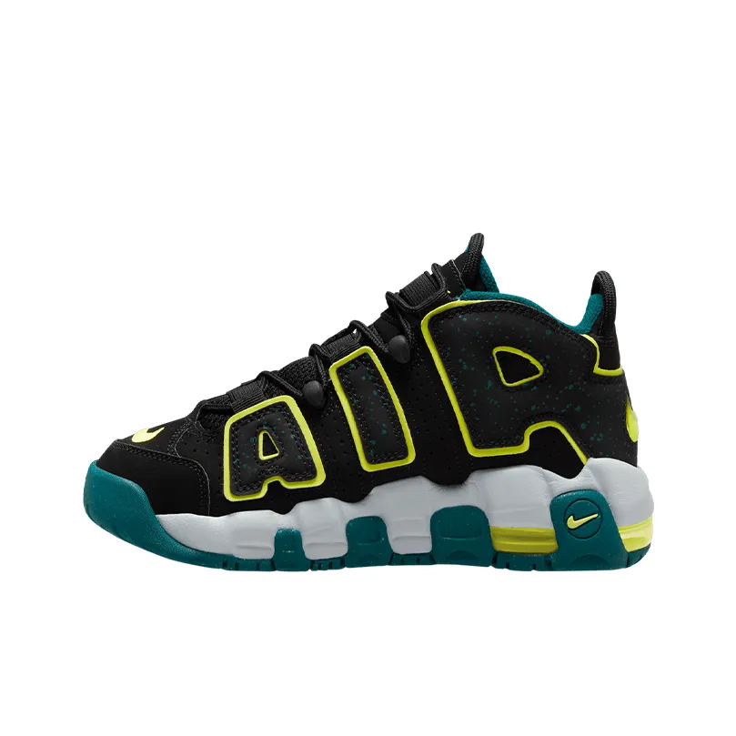 Nike Air More Uptempo Low 'Black Geode Teal' GS