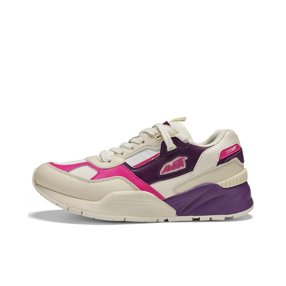 AVIA Cushioning Wear Resistant Low Top Casual Shoes Women's White