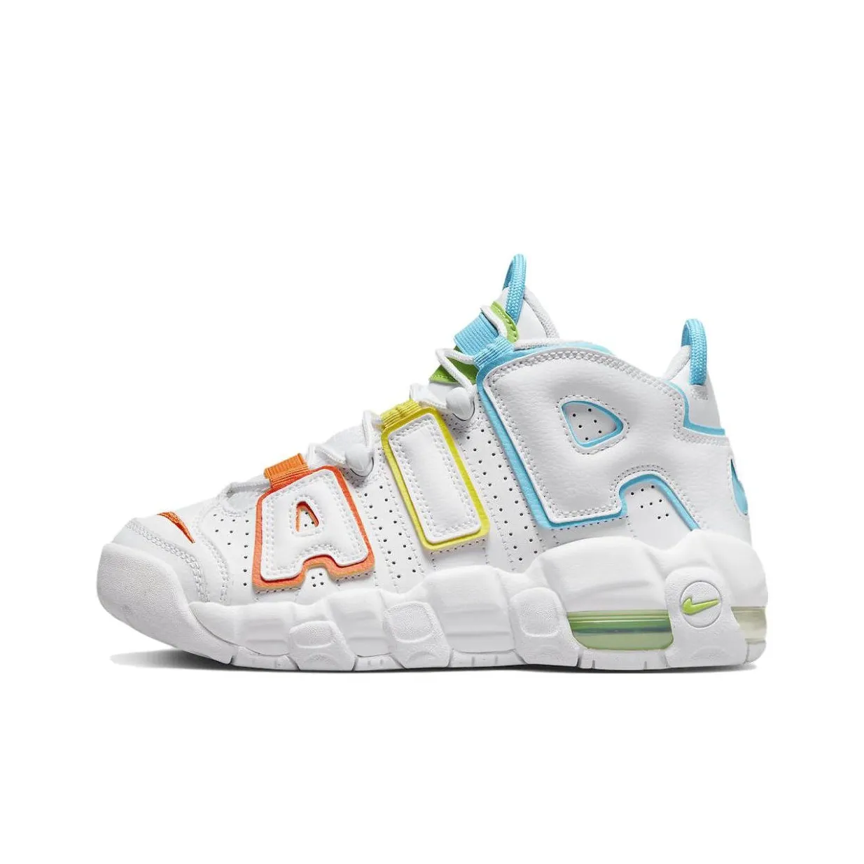 Nike Air More Uptempo White Multi Color GS