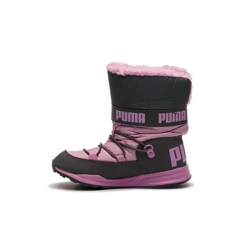 PUMA Trinomic Boot Детские ботинки Фиолетово-черный для детей 3-7 лет