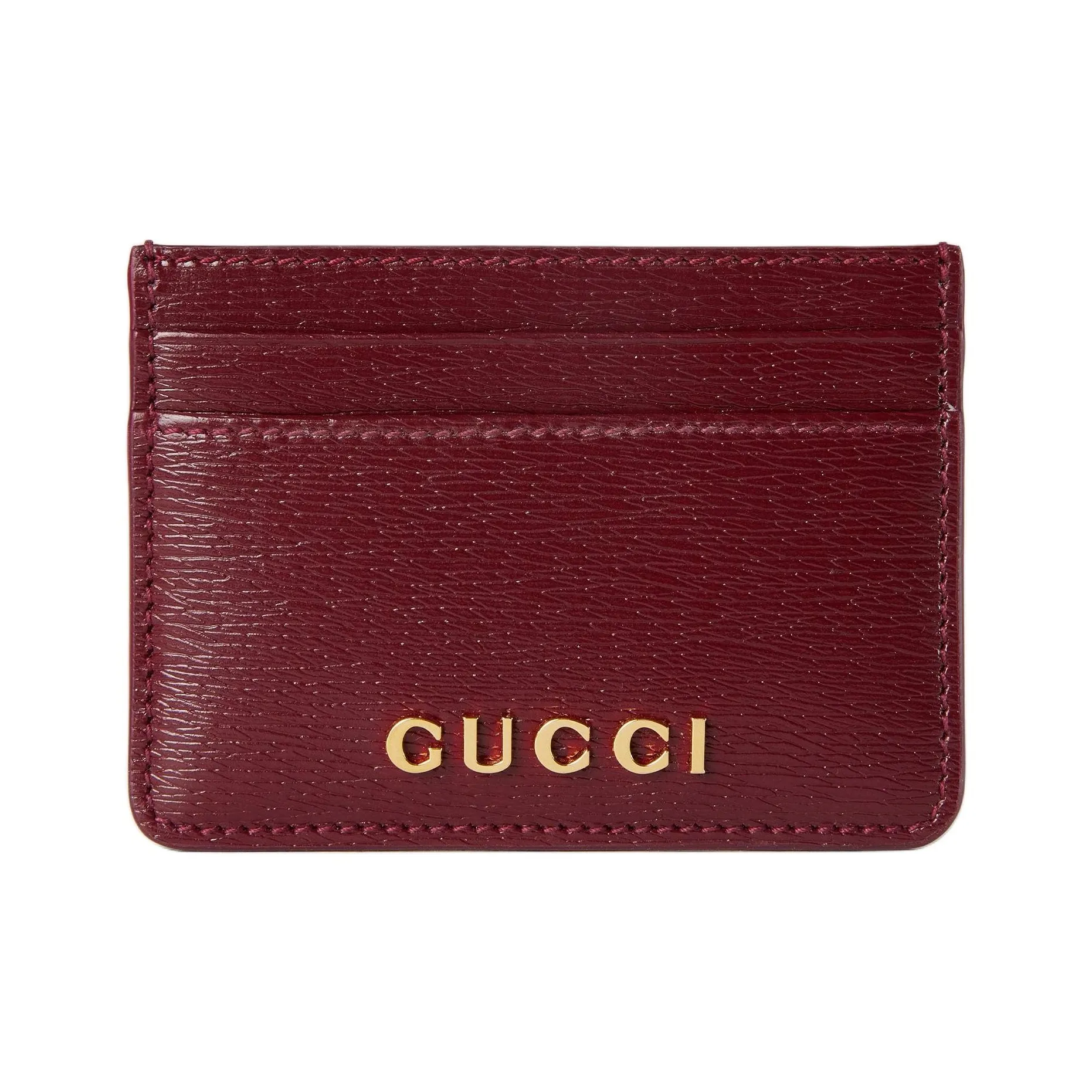 GUCCI Кожа Держатель для карт Женские Красный