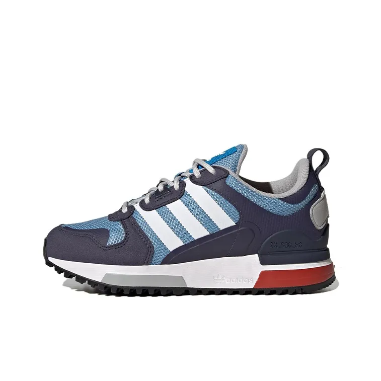 Adidas Originals ZX 700 Устойчивый к истиранию Дышащие Низкие Кеды для Детей Lifestyle Shoes Черный Синий