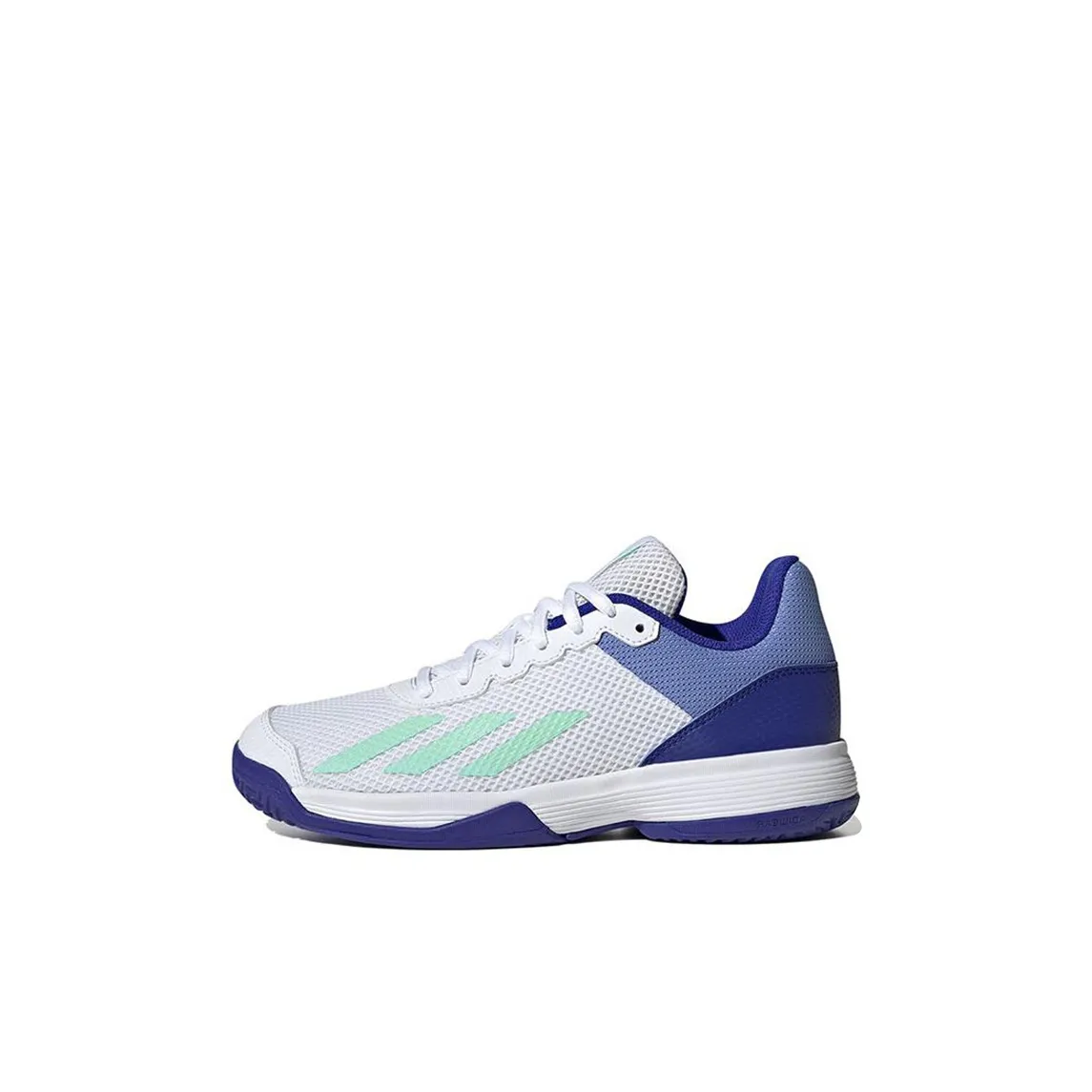 Adidas Courtflash Junior Tennis Low Top Kids' Running Shoes Blue Gray Kids'