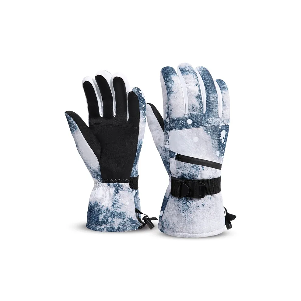 NANJIREN Утолщенные лыжные перчатки для мужчин