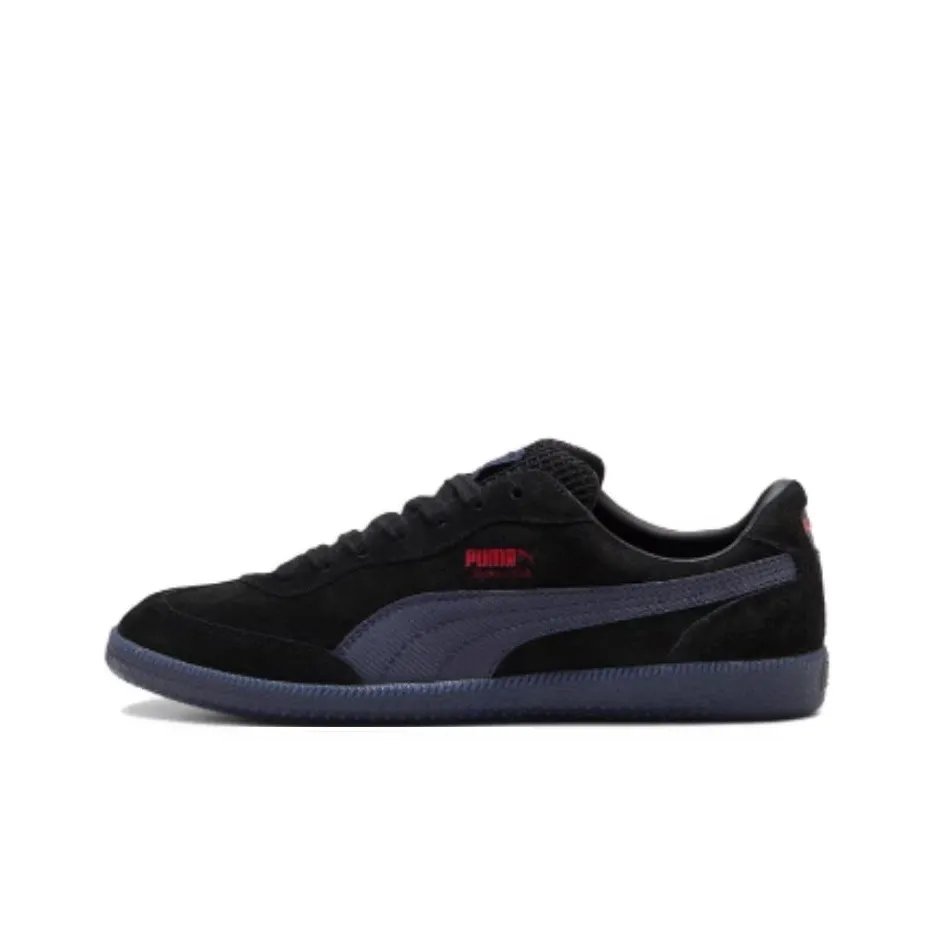 PUMA RETRO Slip Resistant Low Top Skateboard Shoes Unisex Black Gray Color