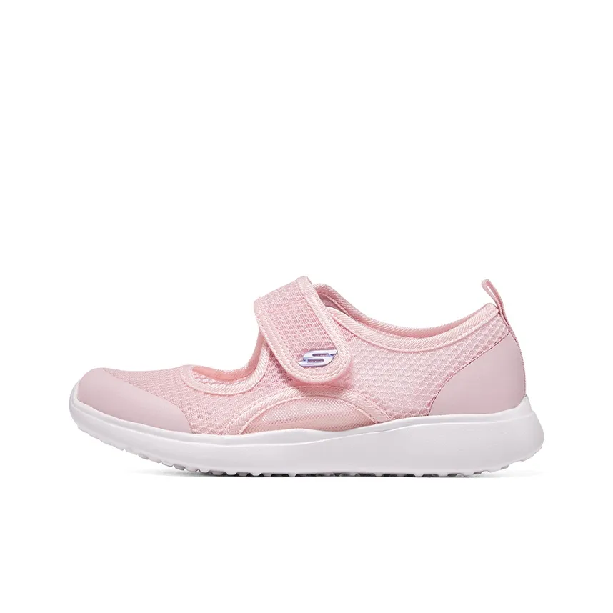 Skechers Microstrides Children's Sandals Pink White Teenagers