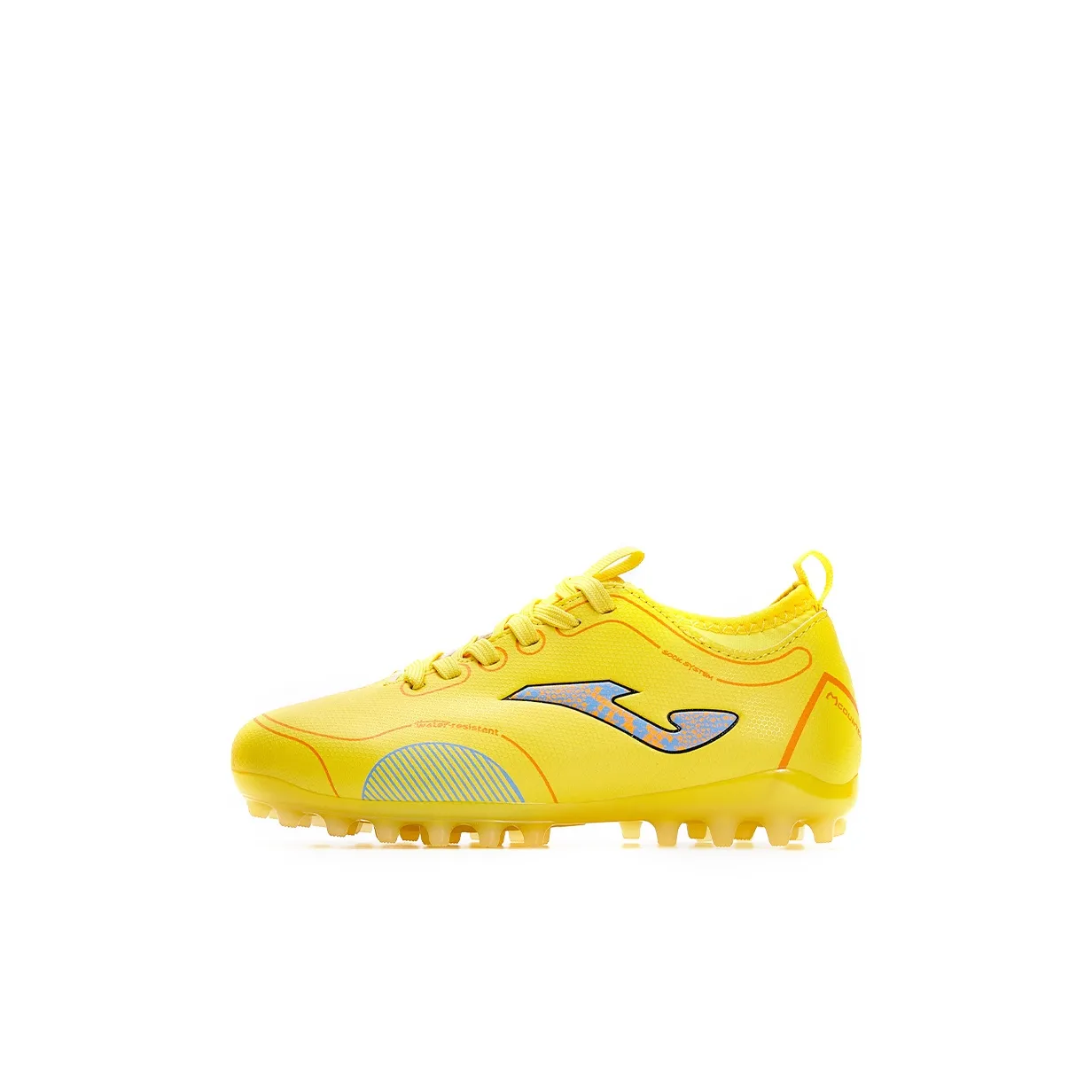 Joma Цветовая коллекция противоскользящие устойчивые к истиранию низкий топ детские футбольные бутсы желтый детский