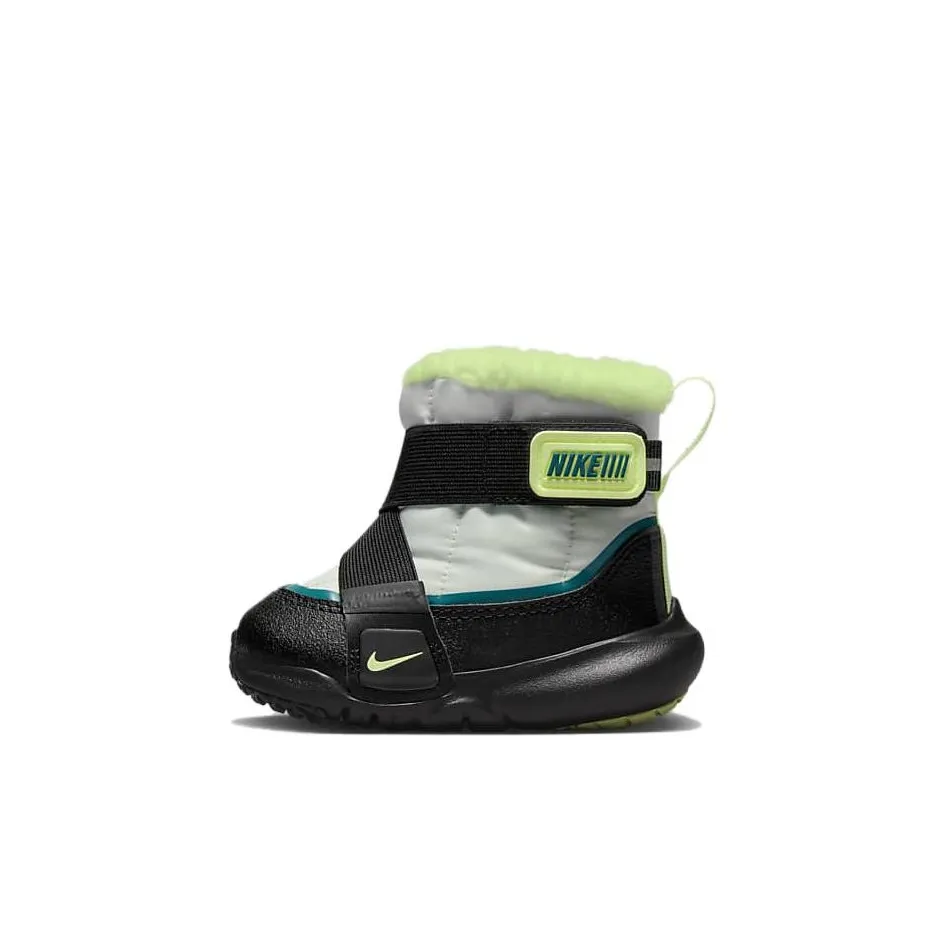 Nike Flex Advance Boot TD Устойчивый к истиранию Теплоизоляционные сноубутсы Серый Черный для малышей и детей младшего возраста