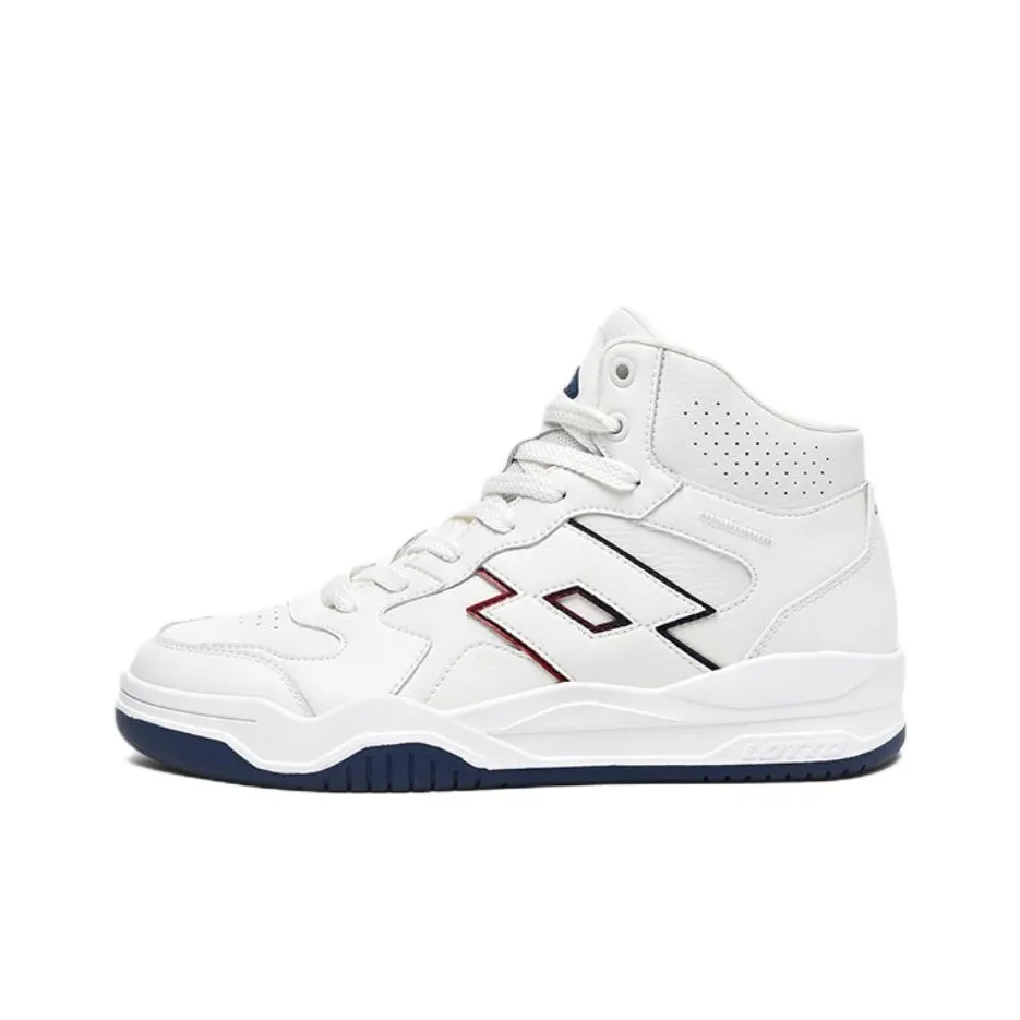 LOTTO Термическое Противоскользящее и Устойчивое к Износу Покрытие Высокие Кроссовки для Скейтбординга Мужские Цвет Слоновая Кость