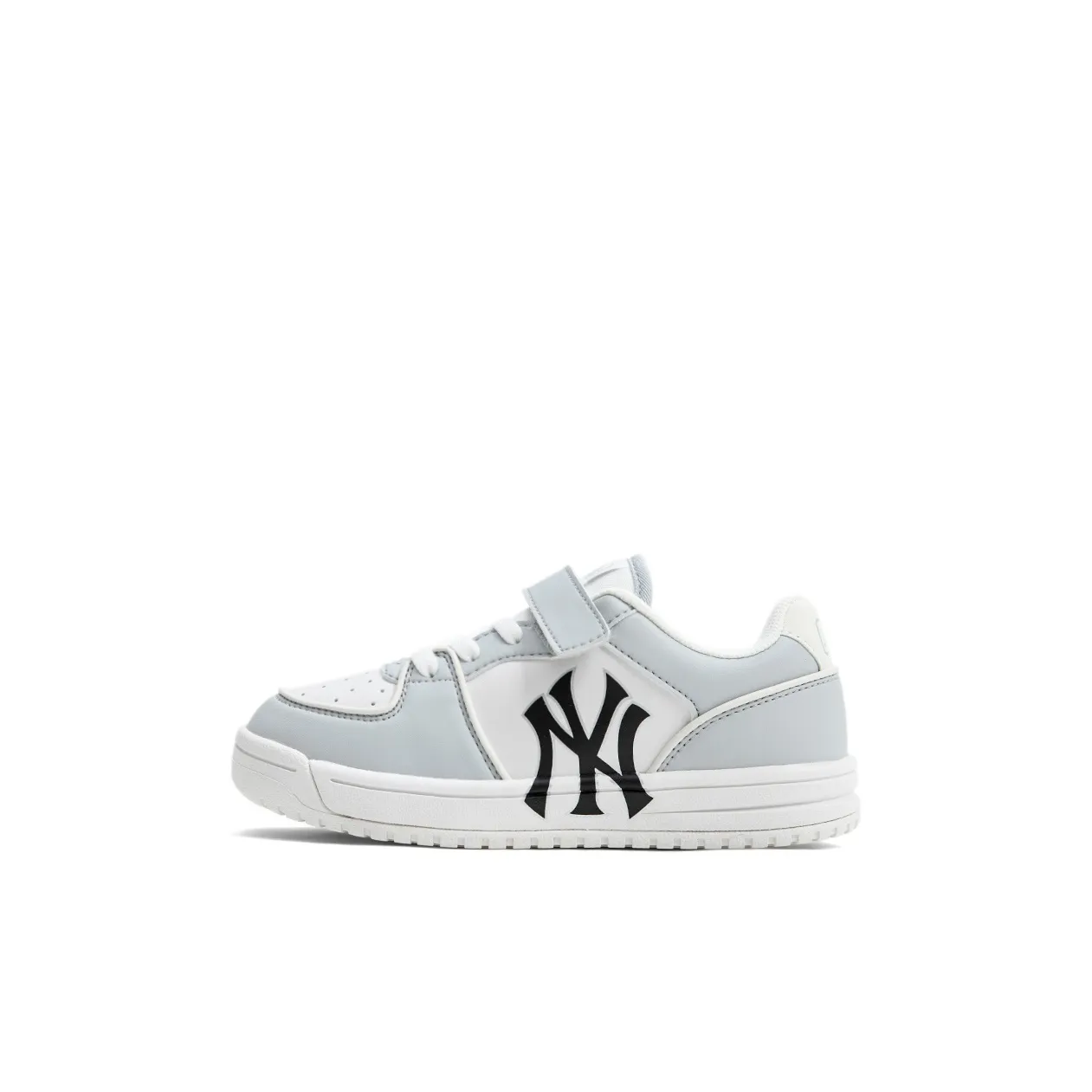 MLB Chunky Liner Slip-Resistant Abrasion-Resistant Low Top Skateboard Shoes Gray Baby MLB Chunky Liner Slip-Resistant Abrasion-Resistant Низкие Кроссовки для Скейтбординга Серые Детские