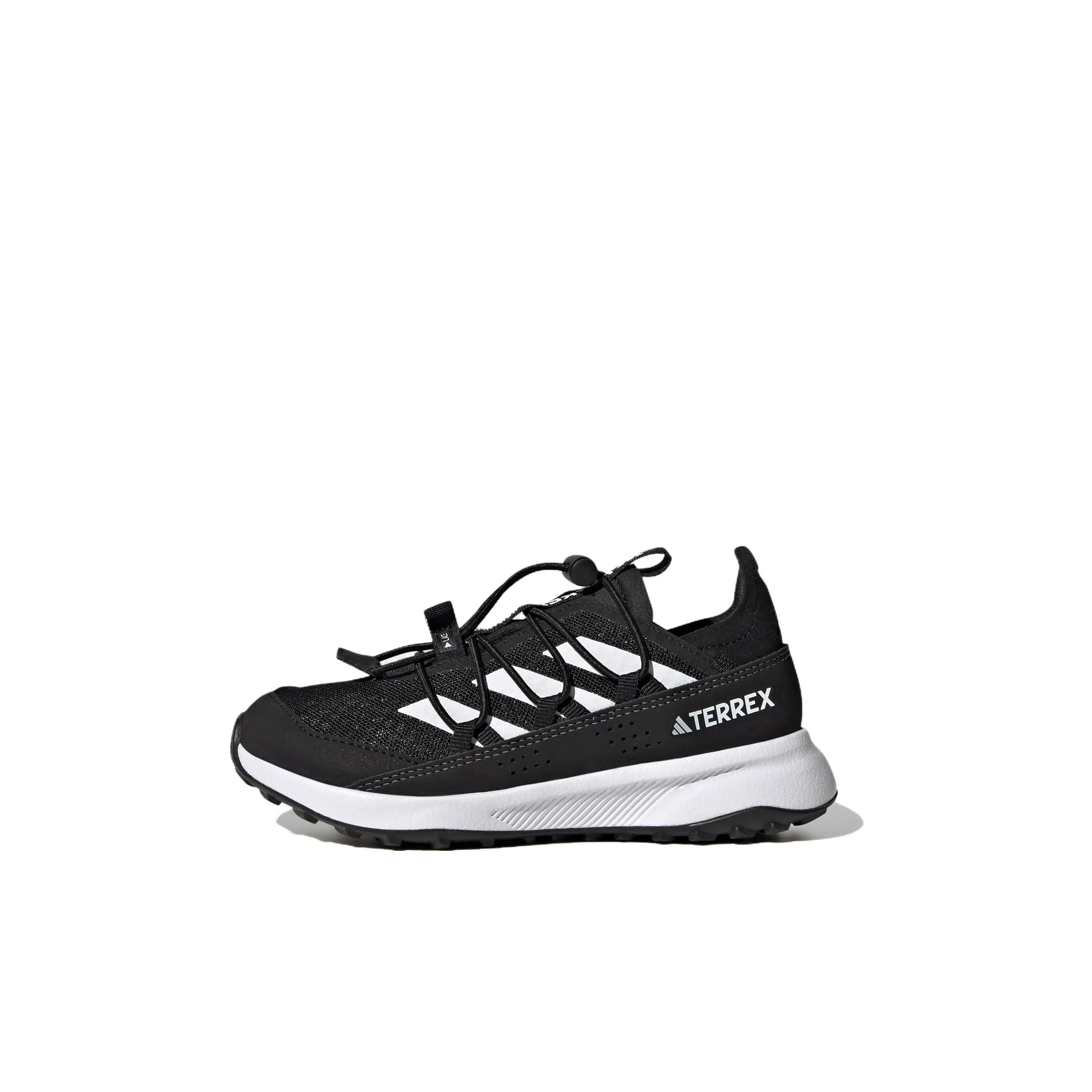 adidas Terrex VOYAGER 21 Устойчивый к истиранию Дышащий Низкий Топ Детская Туристическая Обувь Черный Белый Детский