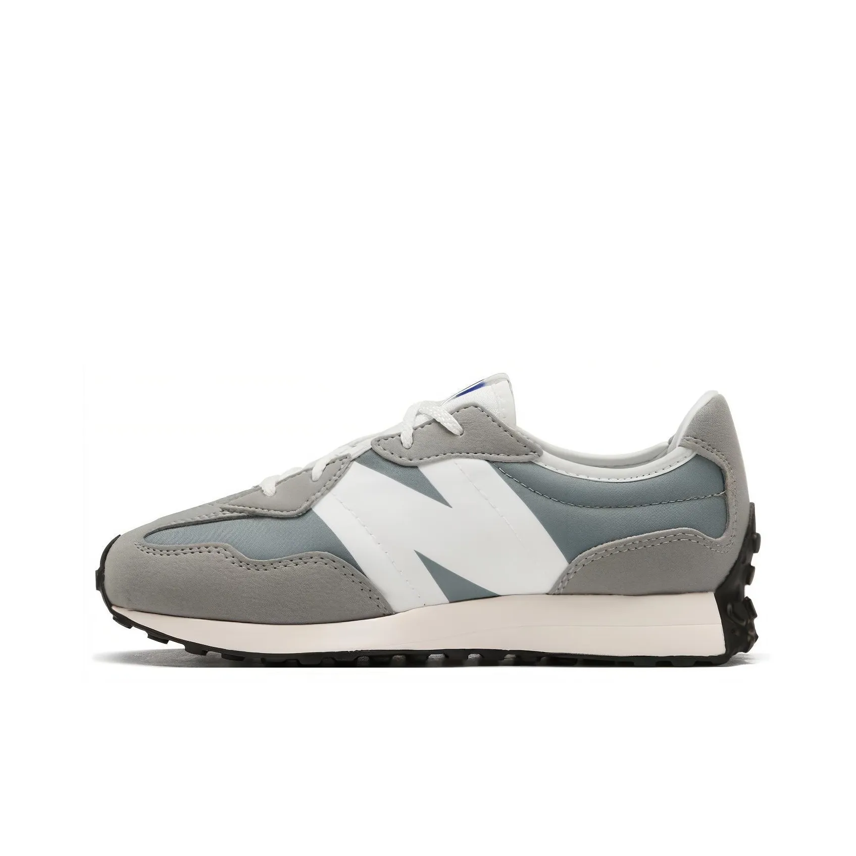 New Balance NB 327 Anti Slip Wear Resistant Low Top Kids' Running fall shoes Gray White Grade School
