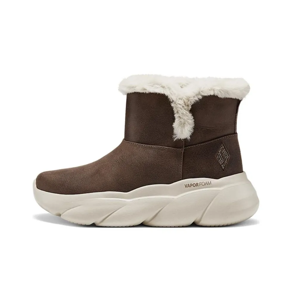 Skechers Vapor Foam Короткий Сноубутсы Женские Коричневый