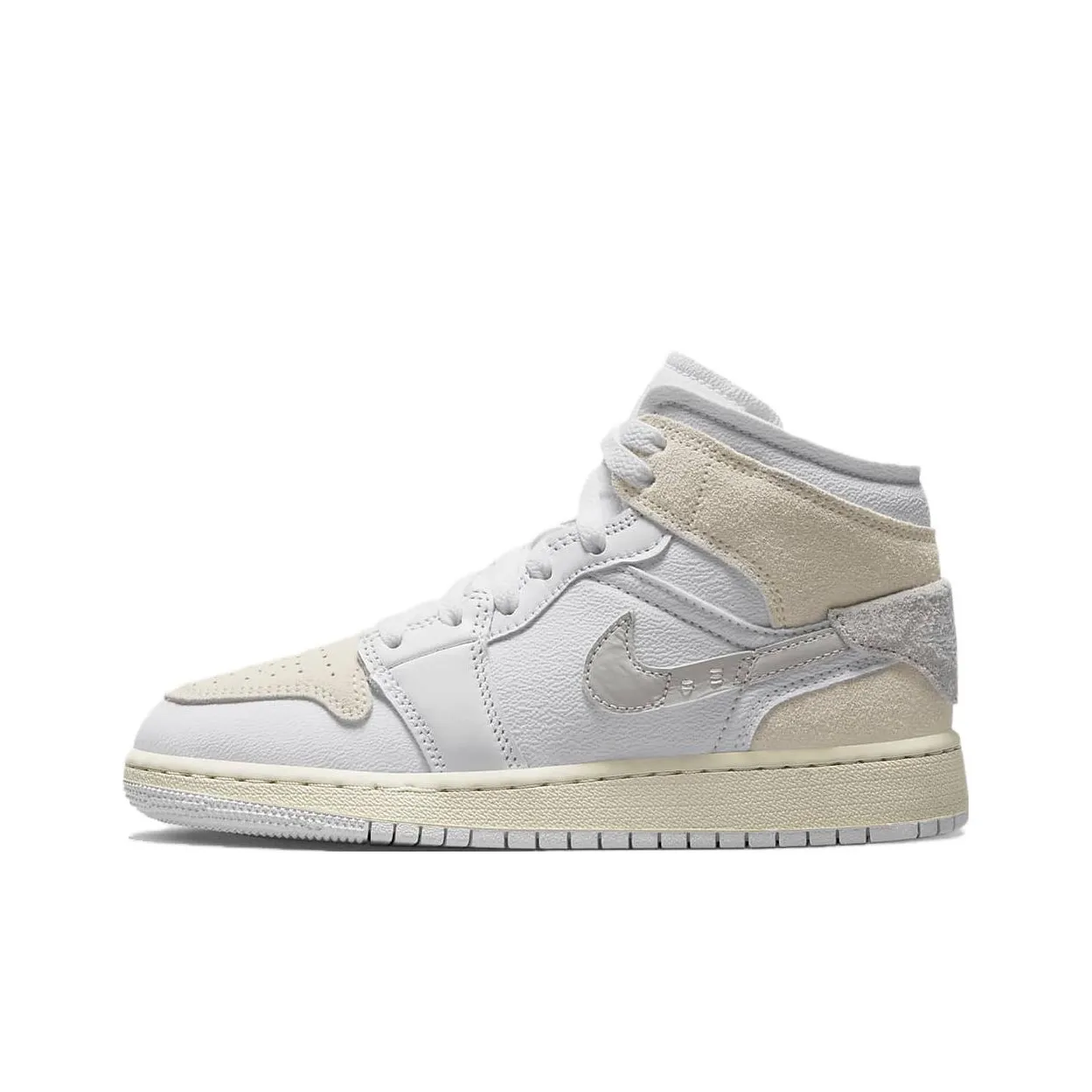 Jordan 1 Mid SE Craft Inside Out Tech Grey GS