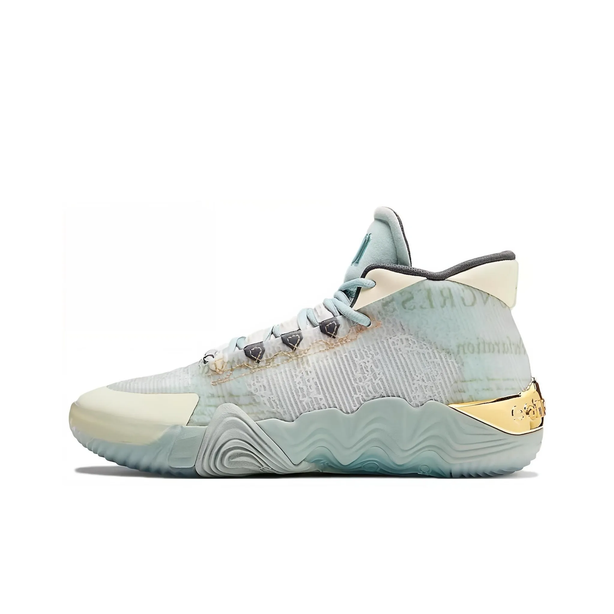 New Balance совместный бренд Kawhi 2 MID Топ Баскетбольные кроссовки Серый Синий Подростки