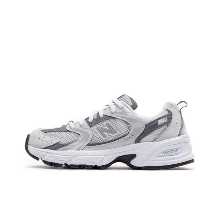 New Balance NB 530 Устойчивый к истиранию низкий топ для бега для детей серый