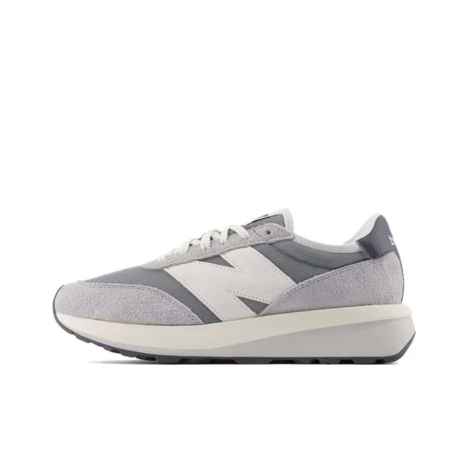 New Balance совместный бренд 370 устойчивый к истиранию низкий топ повседневный унисекс серый