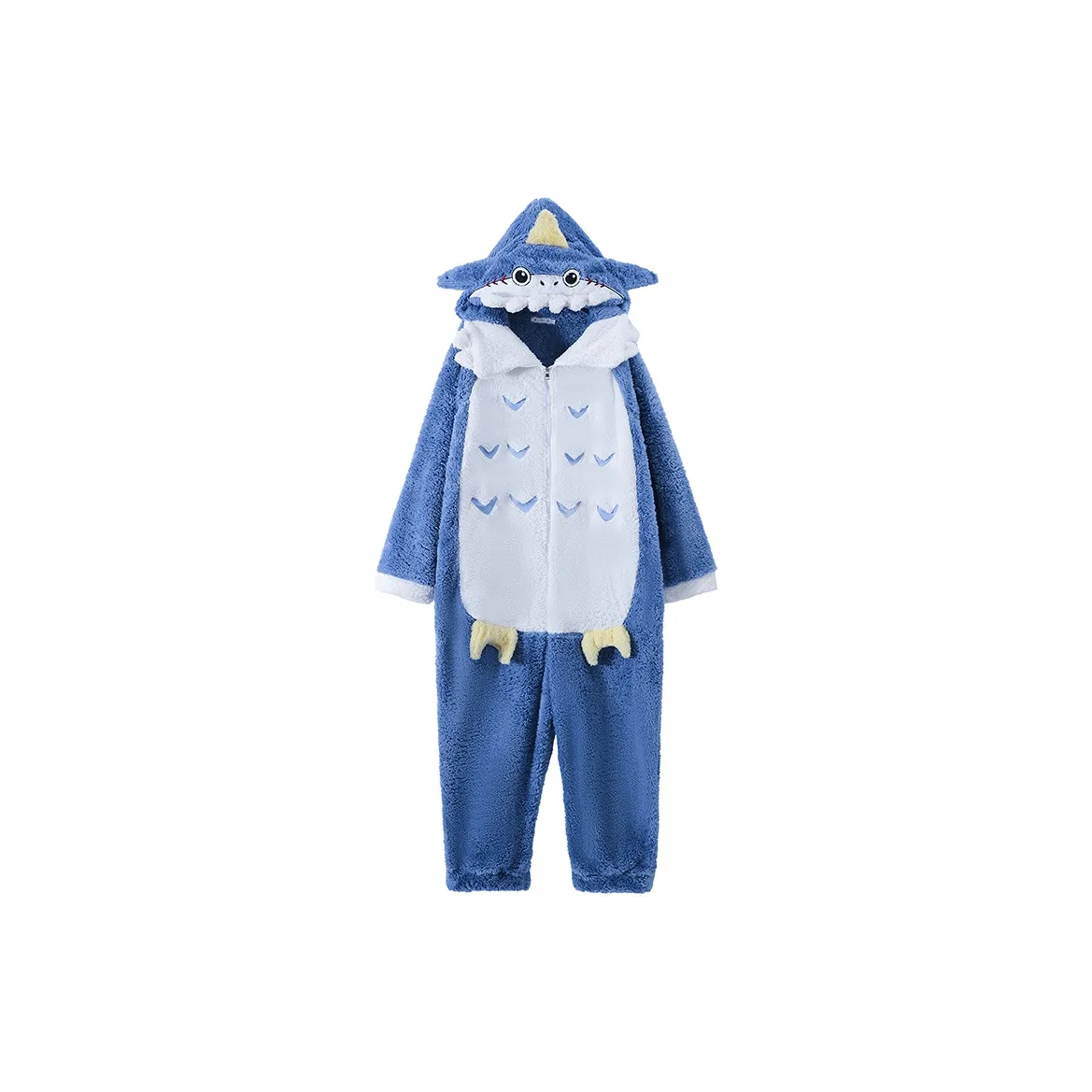 Qiao Ni Tong Домашние комбинезоны Мужской Синий Белый