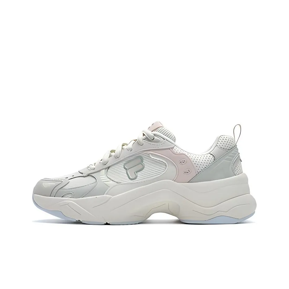 FILA FUSION UNIQUE Low Top Casual Shoes Women's White Green