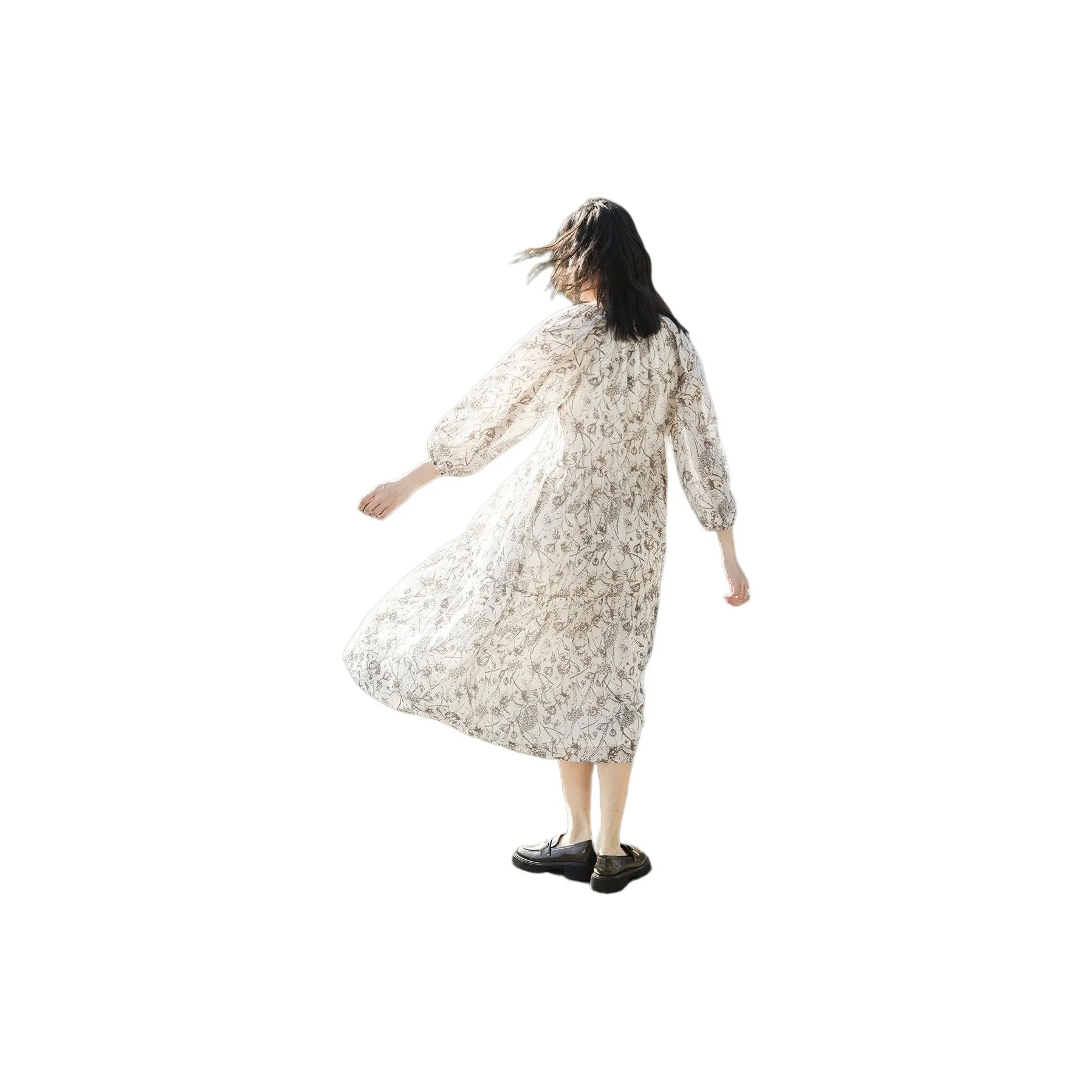 Demana Long Sleeved Dresses Women's Print