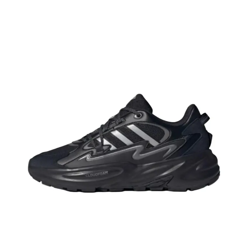 Adidas OZWAVE SURGE Slip-resistant Abrasion-resistant Low Top Footwear Slip-resistant Abrasion-resistant Low Top Footwear Unisex Black Silver
