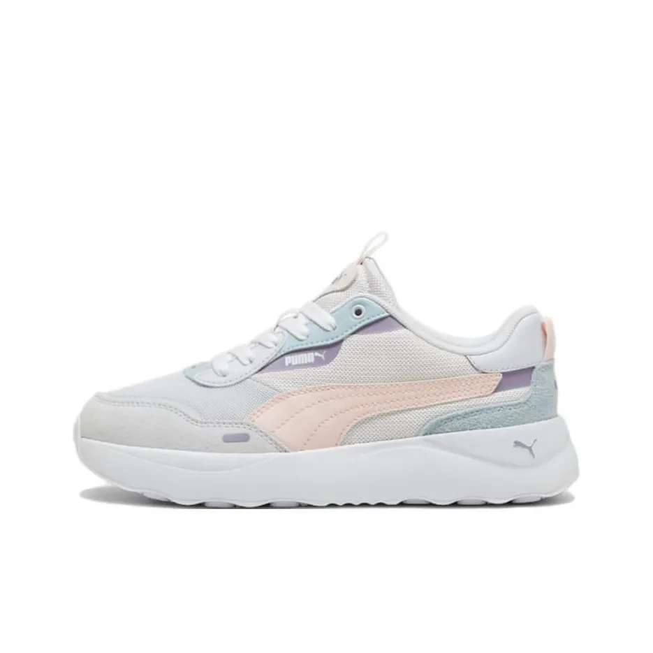 PUMA Runtamed Anti Slip Wear Resistant Low Top Running Shoes Women's Gray