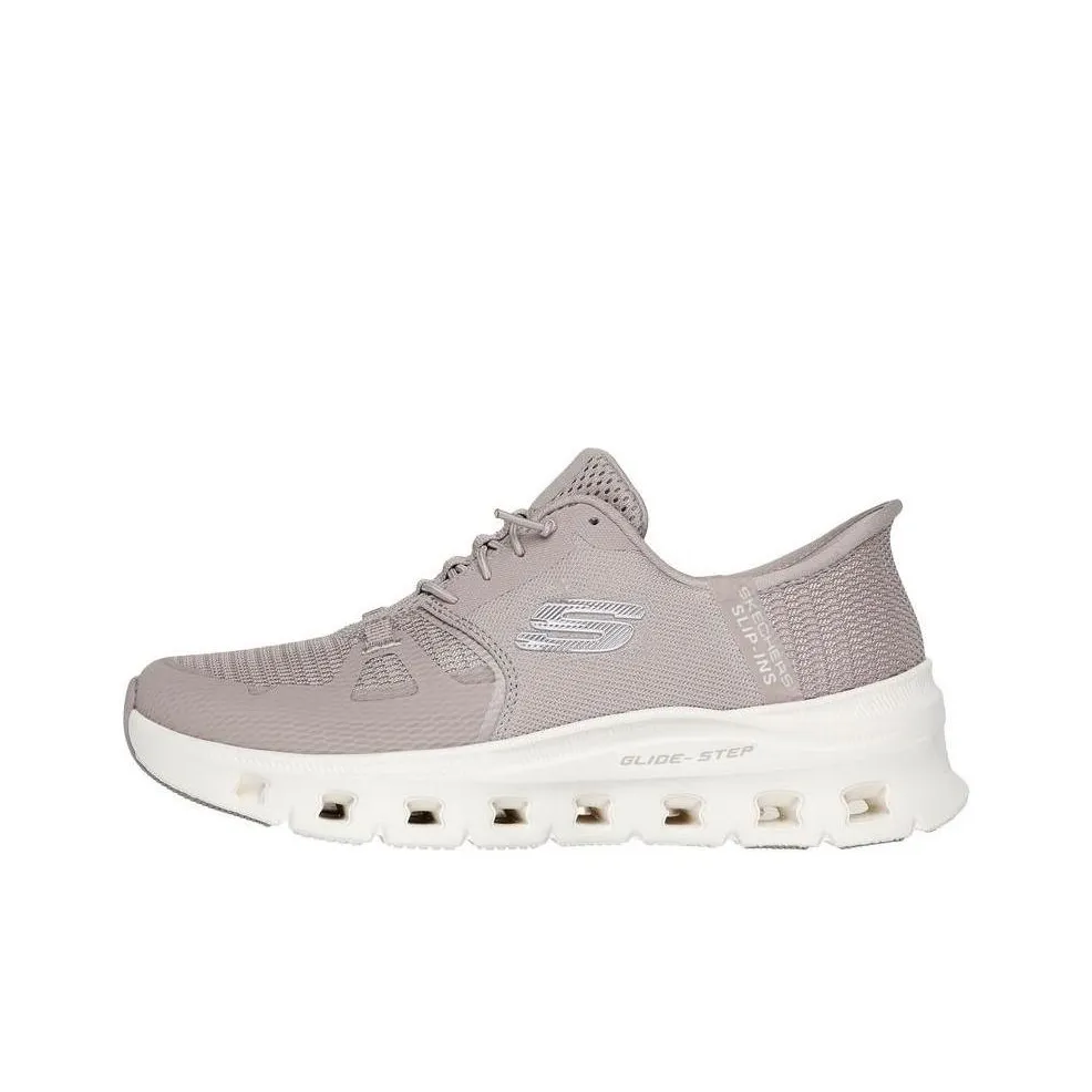 Skechers Glide Step Low Top Casual Shoes Women's Taupe