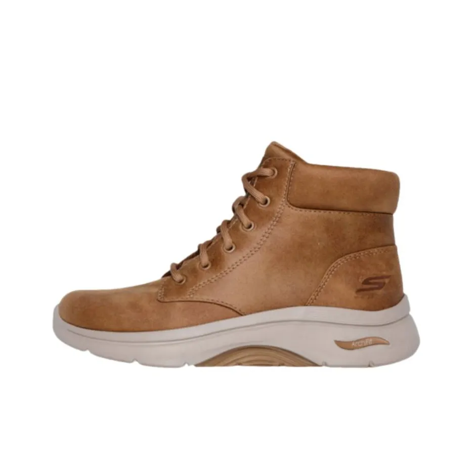 Skechers GOWALK High Top Casual Shoes Women's Brown