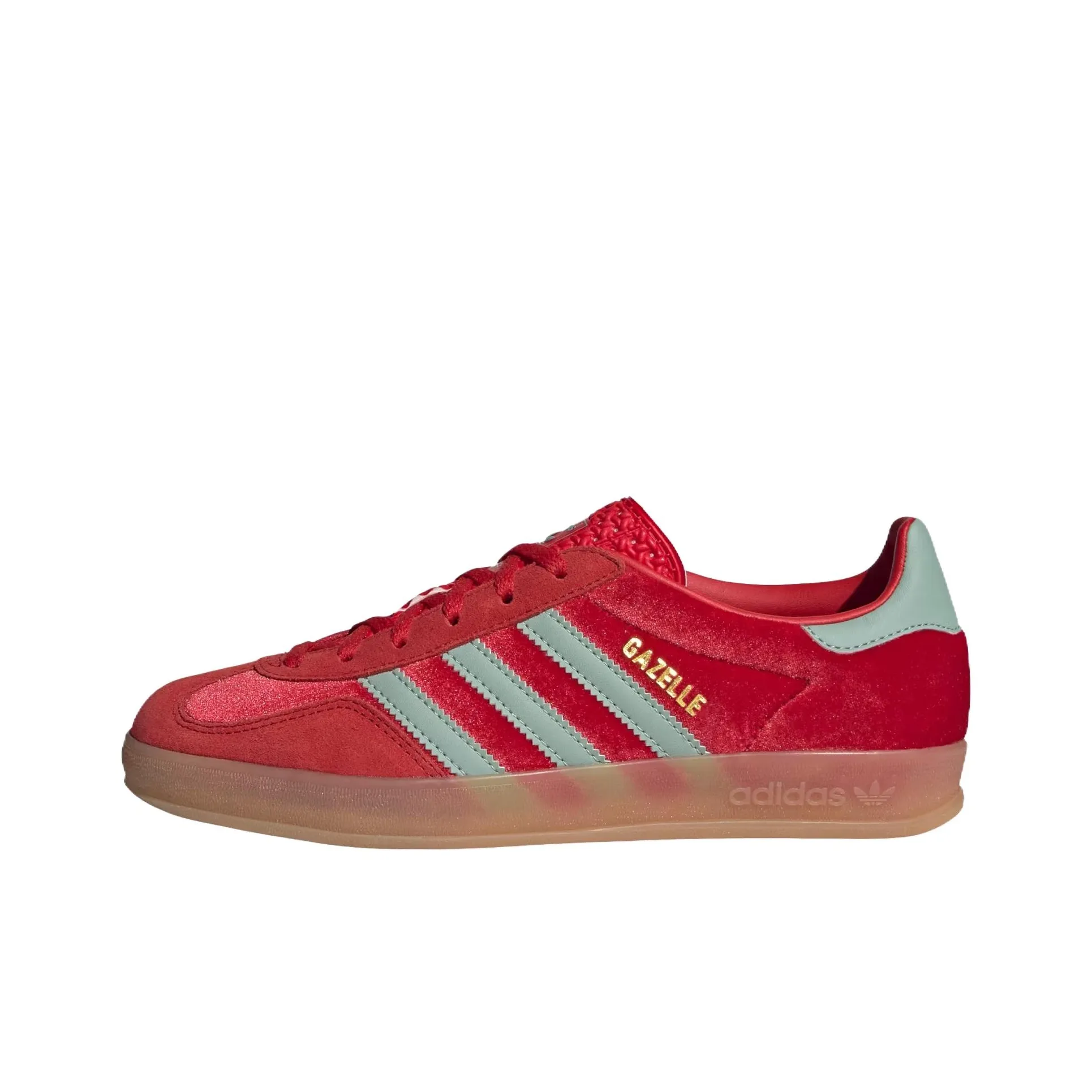 Adidas Gazelle Indoor Better Scarlet Hazy Green Women's