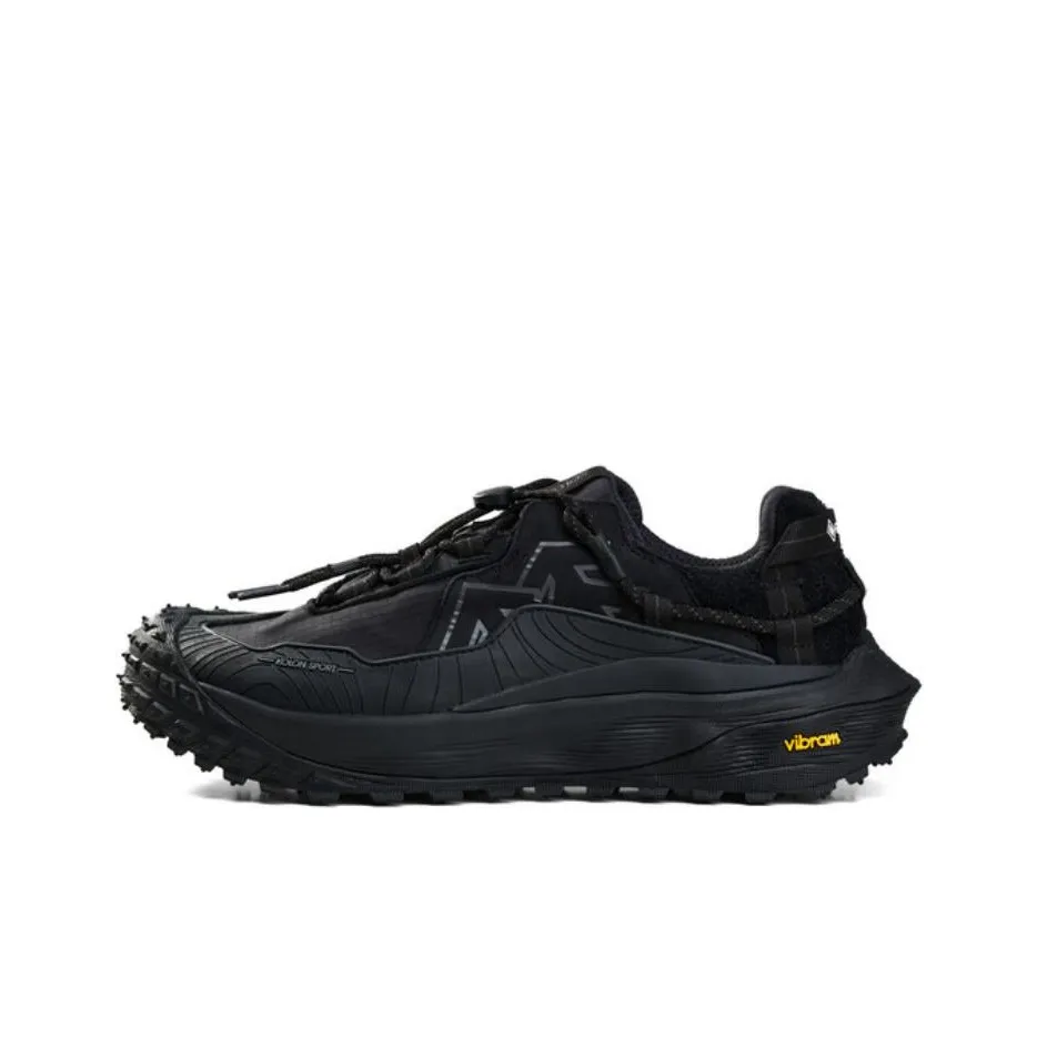 KOLON SPORT LIT CAMP Anti Slip And Wear Resistant Breathable Grip Low Top Trekking Shoes Unisex Black