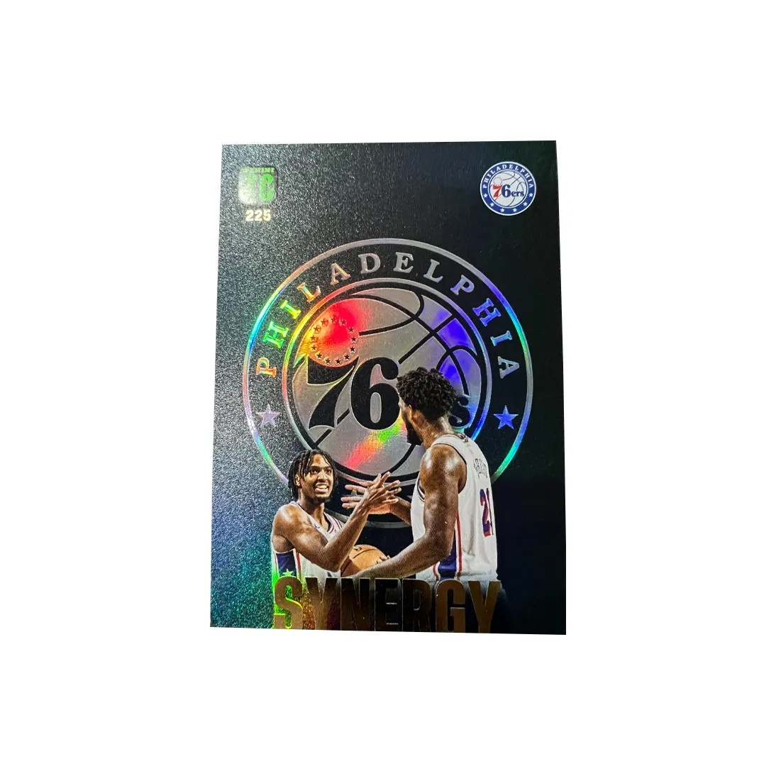 PANINI 76ers Команда Маленькие Звезды-Близнецы Эмбиид Максей TC Коллекция Рефрактор Братья Баскетбол Баскетбольная Карта