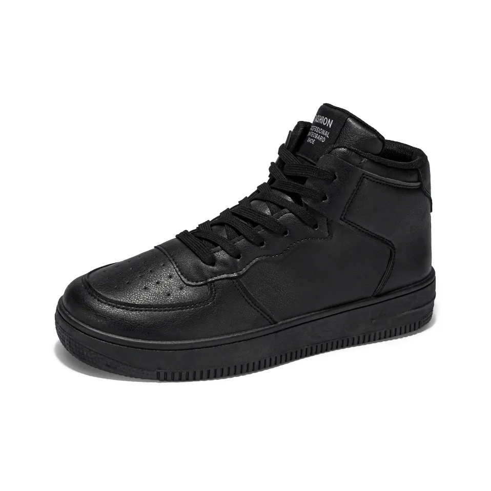 TONYBEAR Anti Slip Wear Resistant Mid Top Skateboard Shoes Men's