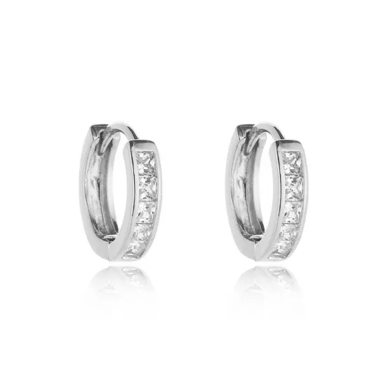 WANLIACC Сплав Геометрический Круг Серьги-кольца Женские