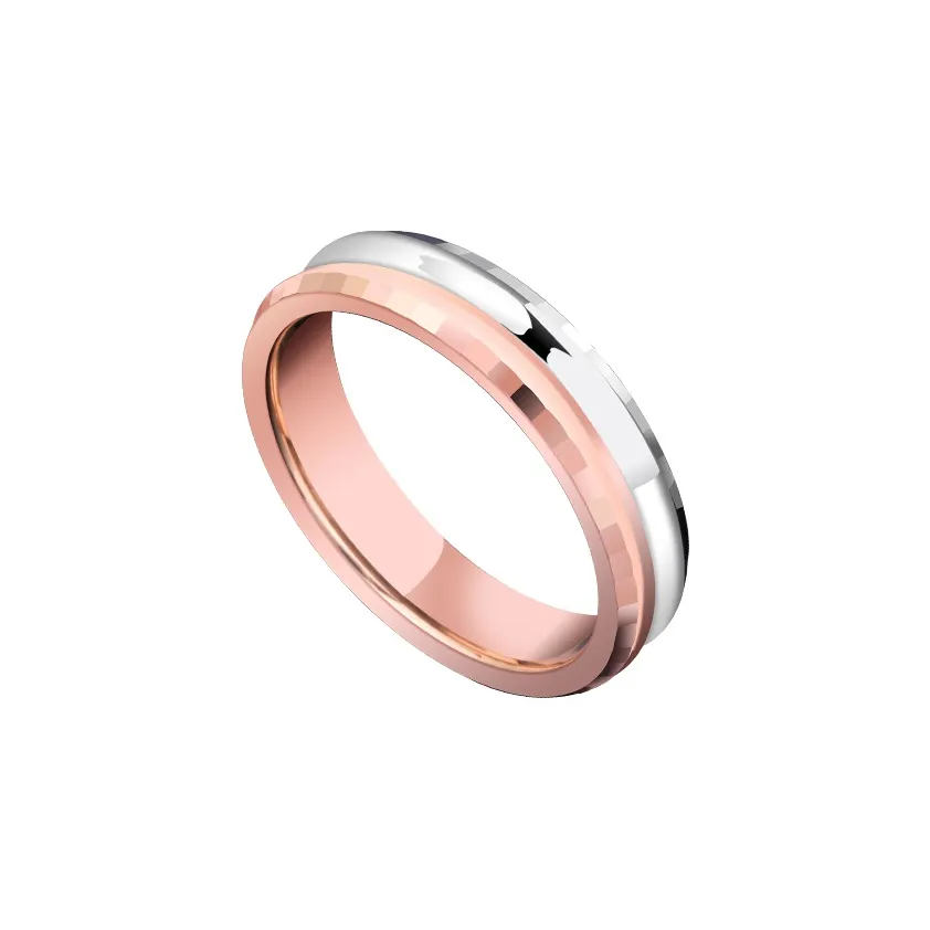 Saya Тунгстен Золото Кольца Унисекс