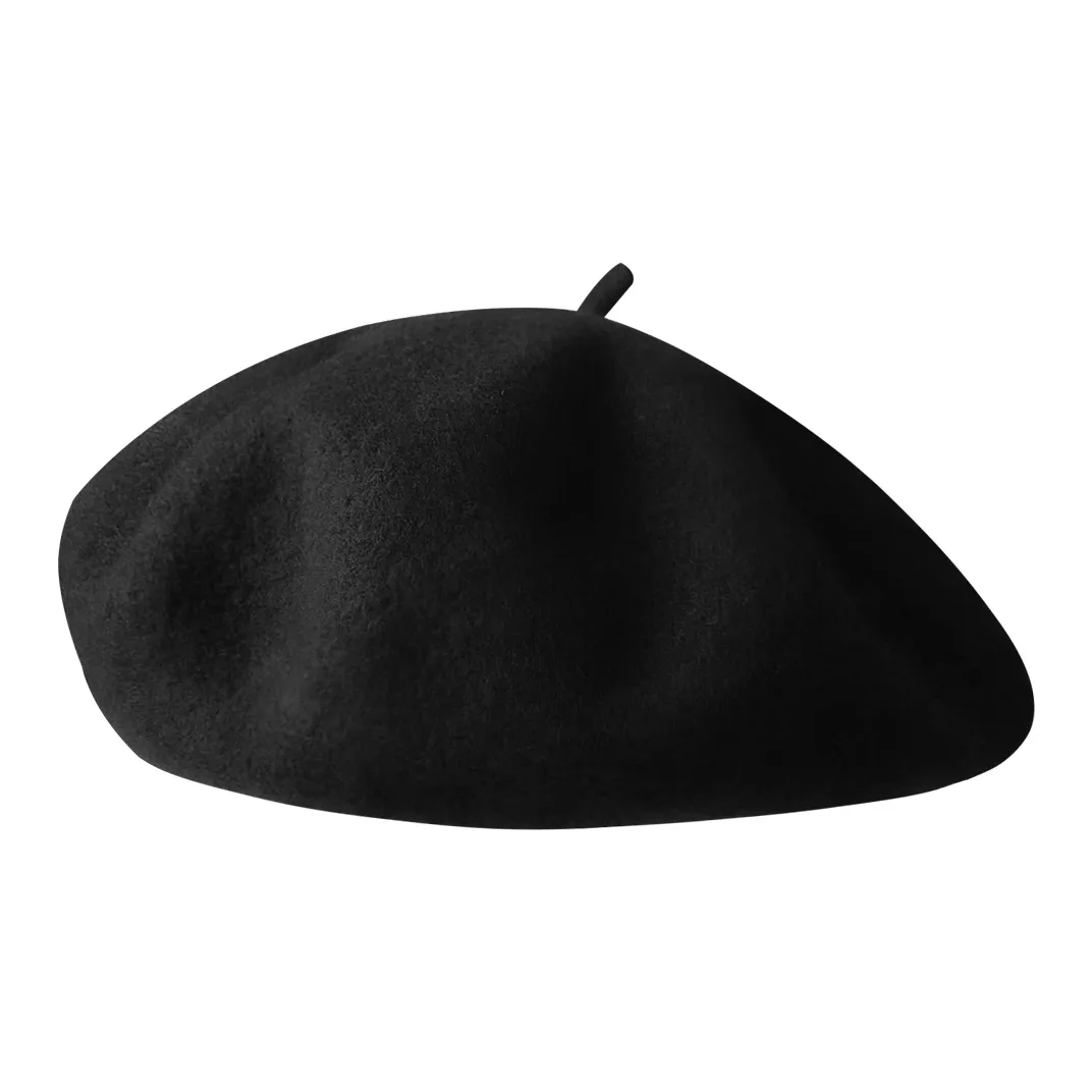 Big Head Planet Wool Berets Unisex