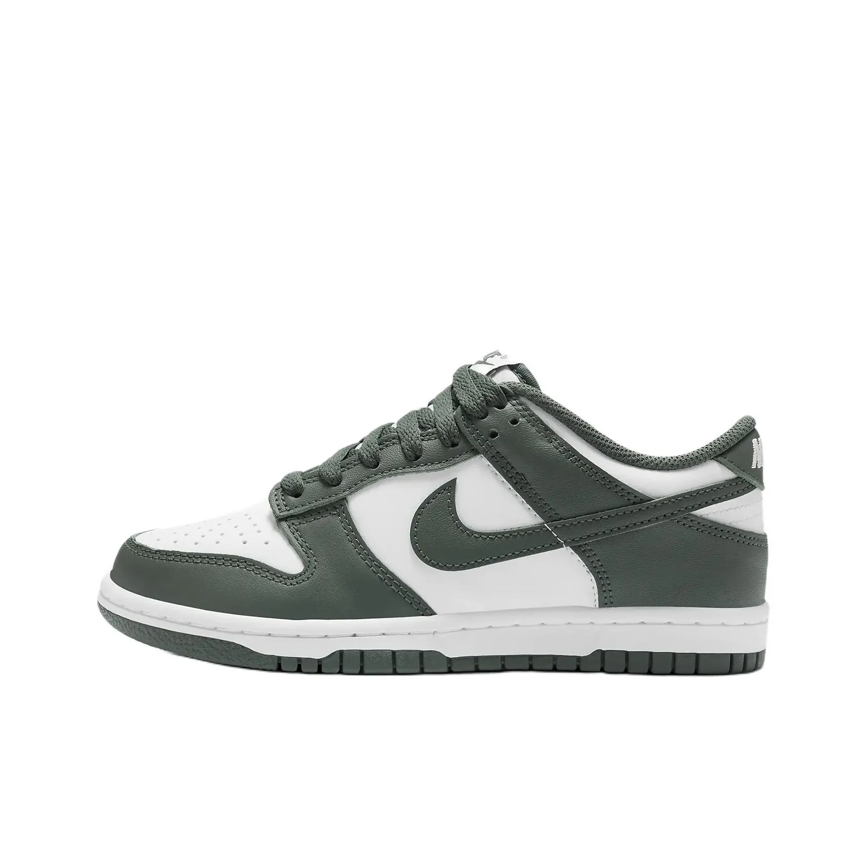 Nike Dunk Slip Resistant Abrasion Resistant Низкий Топ Детские Скейтбординги Зеленый Белый